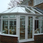 uPVC Conservatory with French Doors Surrey
