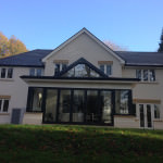 aluminium bi-fold door conservatory in epsom