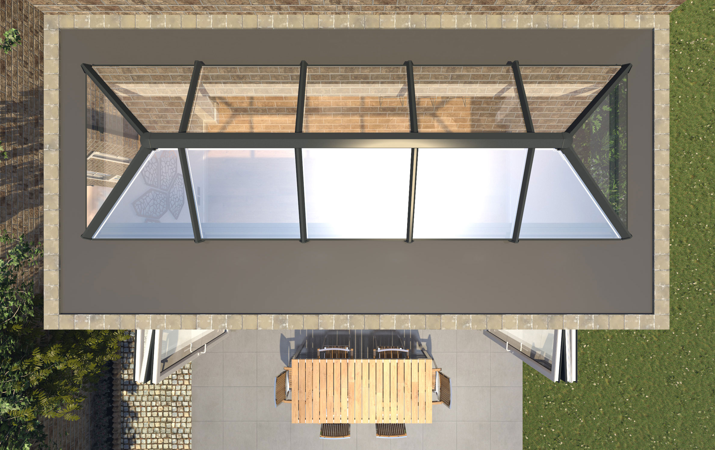 External View Skypod Lantern Roof, Epsom